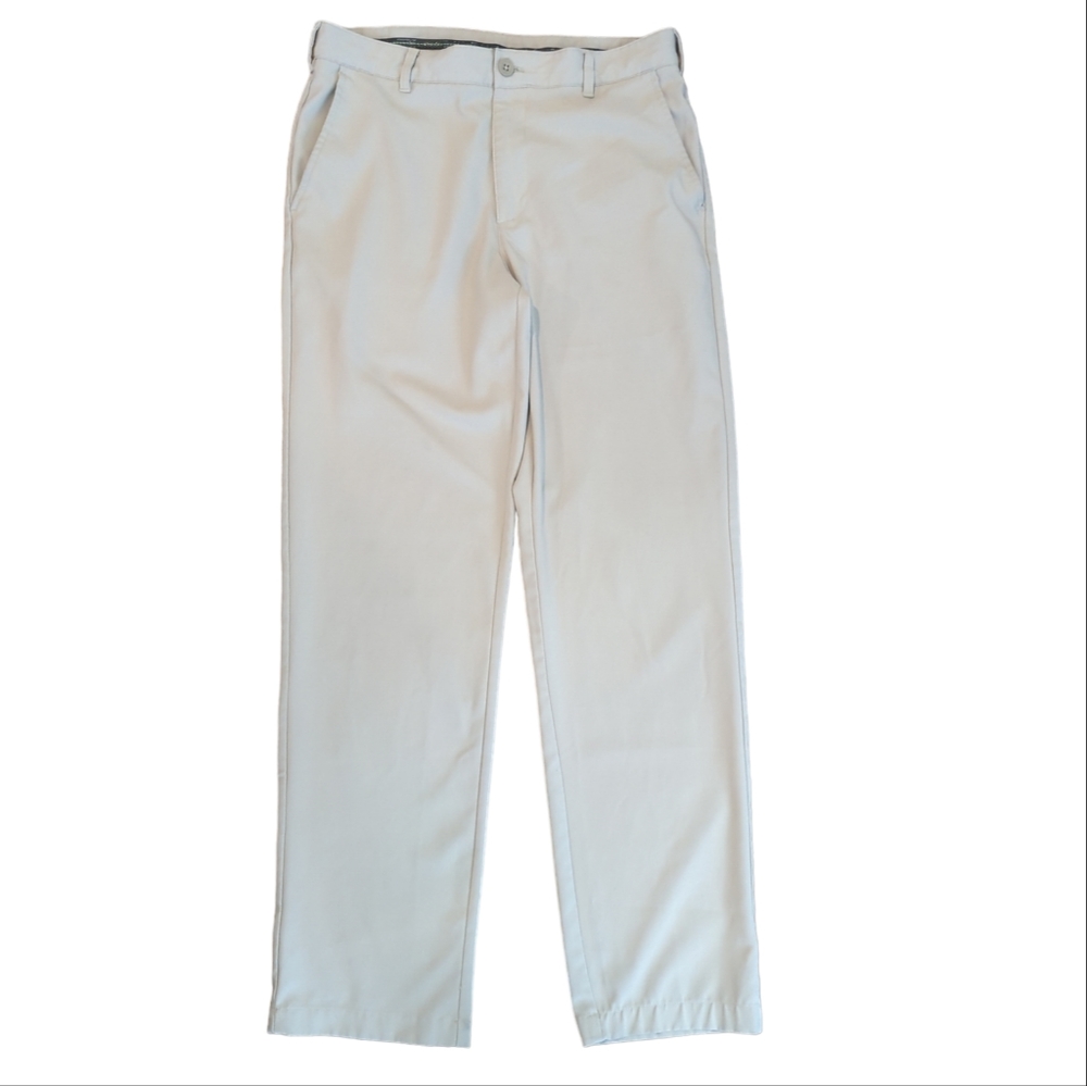 IZOD golf pants khaki slim fit men's 32x34, casual athletic